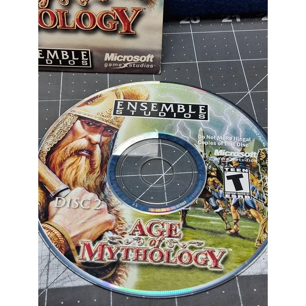 Microsoft Age of Mythology PC Game Gold Edition 2 Disc Set 2002